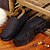 billige Winter &amp; Snow Boots-brune slip-on vinterstøvler til mænd med blødt foer – varmt og behageligt afslappet fodtøj til koldt vejr