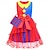 cheap Kids&#039; Costumes-Circus Joker Clown Pomni Carnival Costume Outfits Costume Kid&#039;s Girls&#039; Cosplay Performance Party Halloween Carnival Mardi Gras Easy Carnival Costume