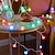 abordables Alimentación por batería-Luces de Cuerda de Rosa 10/20/40/80LED a Pilas para Decoración de Fiesta de Boda Aniversario Romántico
