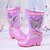 abordables Bottes enfants-Fille Bottes Bottes décontractées Chaussures habillées Bottes mi-mollet Botillons Cuir Respirabilité Ne glisse pas Augmenter la hauteur Chaussures de princesse Grands enfants (7 ans et +) Petits