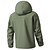 ieftine Fleece și jachete 3 în 1-Bărbați Jachetă Softshell Μπουφάν πεζοπορίας În aer liber Rezistent la Vânt Rezistent la Apă Jachetă de vânt Voiaj Gri Închis Negru Alb Albastru Gri Deschis