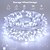 ieftine Conectat Electric-50m 100M Fâșii de Iluminat 400-800 LED-uri EL 5mm 1 13 Comenzi de la distanță 1 buc Alb Cald Alb Rece Purpuriu Lumini creative Lumini de sărbători Halloween Petrecere Nuntă 31 V