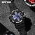 abordables Montres numériques-SANDA Hommes Montre Digitale Extérieur Sportif Mode Montre Bracelet Lumineux Chronomètre Fonction réveille Calendrier PUT Suivre
