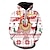 cheap Ugly Christmas Sweater &amp; T-Shirts-Christmas Snowman Santa Claus Reindeer Hoodie Cartoon Manga Anime 3D Graphic For Couple&#039;s Men&#039;s Women&#039;s Adults&#039; Christmas Carnival Masquerade 3D Print