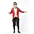 abordables Disfraces de Hombre-Domador Víspera de Todos los Santos Accesorios Disfraz Chaqueta de circo Disfraz de carnaval Adulto Hombre Víspera de Todos los Santos Carnaval Mardi Gras Rendimiento Fiesta Discoteca Disfraces