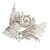 billige Masker-Venetianske maske Columbina Dronning Phantom of the Opera Halvt Ansigt Voksne Dame Halloween Karneval Mardi Gras Fest Maskerade Karneval i Venedig Nemme Halloween kostumer Klæd dig ud