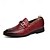 abordables Semi-formel-mocassins en similicuir à motif crocodile rouge pour hommes – chaussures à enfiler de luxe avec boucle en métal élégante pour une tenue formelle et professionnelle