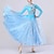 billige Ballroomkjoler-Ballroom-dans Kjole Tvinning Krystall / Rhinestone Strå Dame Ytelse Fest Langermet Netting Spandex Organza