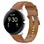 billige Andre urbånd-Smartwatch bånd Kompatibel med Google Pixel Watch Smartwatch Rem Justerbar Solo loop Læderrem Udskiftning Armbånd