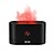 cheap Humidifiers &amp; Dehumidifiers-Household Air Humidifier Diffuser With remote control Ultrasonic 3D Flowing light Air Purifier Aromatherapy Flame Aroma Diffuser