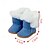 abordables Ensembles de Vêtements et Accessoires pour Poupées-4 paires de chaussures de poupée de Noël de 18 pouces, bottes de poupées, bottes de neige d&#039;hiver, accessoires (rose blanc marron bleu)