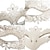 billige Masker-Venetianske maske Columbina Dronning Phantom of the Opera Halvt Ansigt Voksne Dame Halloween Karneval Mardi Gras Fest Maskerade Karneval i Venedig Nemme Halloween kostumer Klæd dig ud