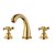 preiswerte Waschbeckenarmaturen-Wasserhahn mit Öl eingeriebener Bronze, weit verbreitet, Waschbeckenhahn, Waschtischmischer, Zulaufschlauch, Kreuzgriff, 2 Griffe, 3 Löcher