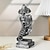 preiswerte Wandskulpturen-Denkerstatue – Schweigen ist Gold, modernes Dekor, kreative abstrakte Kunstfigur, Skulpturen aus Kunstharz, Dekoration für Zimmer, Zuhause, Arbeitszimmer, Büro, für Männer, Schreibtisch-Ornament