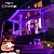 ieftine Conectat Electric-50m 100M Fâșii de Iluminat 400-800 LED-uri EL 5mm 1 13 Comenzi de la distanță 1 buc Alb Cald Alb Rece Purpuriu Lumini creative Lumini de sărbători Halloween Petrecere Nuntă 31 V