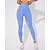 preiswerte Yoga Leggings &amp; Strumpfhosen-Damen Yogahose Yoga-Leggings 3 Packungen Hohe Taille Yoga Fitnesstraining Pilates Strumpfhosen Schwarz + Dunkelgrau + Rosa Schwarz + Dunkelgrau + Champagner dunkelgrau+blau+schwarz Spandex Herbst