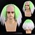 billige Festparykker-kort fluffy syntetisk hår rød klovn horror halloween cosplay parykker til mænd voksen