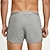 cheap Men's Boxers Underwear-Men's 1 PCS Boxers Underwear Boxer Shorts Elastic Waist 50% Cotton Breathable Soft Comfortable Solid Color Mid Rise Black White