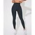 preiswerte Yoga Leggings &amp; Strumpfhosen-Damen Yogahose Yoga-Leggings 3 Packungen Hohe Taille Yoga Fitnesstraining Pilates Strumpfhosen Schwarz + Dunkelgrau + Rosa Schwarz + Dunkelgrau + Champagner dunkelgrau+blau+schwarz Spandex Herbst