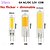 abordables Ampoules LED double broche-Ampoules LED en verre cob G4 à intensité variable sans scintillement, 2 W/3 W/5 W AC/DC12 V, ampoule en cristal pour lampada, lampara, éclairage de lustre 6/10 pièces