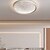 economico Lampade da soffitto con dimmer-plafoniera led rotonda minimalista per foyer balcone plafoniere dimmerabili metallo led moderno 50cm 110-120v 220-240v