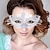 billige Masker-Venetianske maske Columbina Dronning Phantom of the Opera Halvt Ansigt Voksne Dame Halloween Karneval Mardi Gras Fest Maskerade Karneval i Venedig Nemme Halloween kostumer Klæd dig ud
