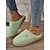 preiswerte Damenslipper &amp; Flip-Flops-Kuschelige Fleece-Hausschuhe für Damen mit süßer Bärenstickerei – warme Hausschuhe für den Winterkomfort