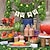 billiga Batteri &amp; USB-inomhusbelysning-10/20LED palmblad fe-ljusslingor konstgjorda girlandljus födelsedagsupphängande vinbröllop strandtema hemträdgårdsdekorationljus