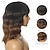 abordables Pelucas sintéticas de moda-Pelucas bob onduladas cortas de 14 pulgadas para mujeres, peluca de longitud media de aspecto natural con flequillo, fibra resistente al calor para uso diario