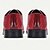 baratos Formal-sapatos sociais masculinos de couro sintético vermelho trançado – oxfords elegantes com cadarço e detalhes em couro envernizado para ocasiões formais e casuais