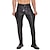 preiswerte Glänzend-Hose Ganzkörperanzug Karnevalskostüm Herren Glänzend Metallisch Elasthan Kostüm für Leistung Club Pole Dance Halloween Karneval Erwachsene