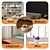 cheap Humidifiers &amp; Dehumidifiers-Volcanic Flame Aroma Essential Oil Diffuser Jellyfish Smoke Ring Air Humidifier Ultrasonic Atomizing Sprayer Home Purifier