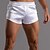 voordelige Comfortabel herenondergoed-Voor heren 1 verpakking Ondergoed Boxer Mengsel van chemische vezels Ademend Zacht Effen Medium Taille Zilver Zwart