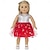 baratos Bonecas Reborn-2 pcs Roupas para Boneca Americana Presente para Roupas de Boneca de 18 polegadas e Acessórios Incluindo Casaco e Vestido (SEM BONECA) Presente de Natal
