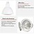 abordables Spots LED-Lot de 10 ampoules LED à intensité variable MR16 AC/DC 12 V pour projecteur, remplace la lampe halogène 50 W pour la décoration de la maison