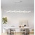 abordables Suspension-Lustre LED moderne pliable et rétractable à intensité variable avec télécommande, luminaires suspendus linéaires en spirale 220-240 V