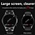 preiswerte Smartwatch-EX100 Smartwatch 1.95 Zoll Smartwatch Fitnessuhr Bluetooth Schrittzähler Anruferinnerung Fitness Tracker Kompatibel mit Android iOS Damen Herren Langer Standby Freisprechanlage Wasserdicht IP 67 55mm