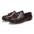 cheap Loafers-Men's Burgundy Crocodile Pattern Loafers with Tassel Detail and Non-Slip Sole - Luxury Slip-On Shoes for Casual and Formal Wear