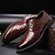 ieftine Formal-pantofi de rochie oxford brogue maro clasici pentru bărbați – încălțăminte formală cu șireturi din piele artificială pentru birou și evenimente