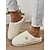 preiswerte Damenslipper &amp; Flip-Flops-Kuschelige Fleece-Hausschuhe für Damen mit süßer Bärenstickerei – warme Hausschuhe für den Winterkomfort