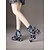 cheap Ankle Boots-Women&#039;s Sequin Floral Ankle Boots – Glittering Platform Block Heels for Parties and Events