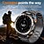 abordables Montres connectées-Montre intelligente HT30 Montre militaire robuste pour hommes 1,7 pouce Batterie 600mAh Compas Montres de sport et de fitness Montre connectée