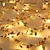economico Striscie luci a batteria-elegante festa di ricevimento di nozze ghirlanda di foglie dorate luci a stringa 2m 20led 5m 50led luci fatate a batteria per natale casa san valentino compleanno matrimonio festa decorazione