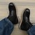 baratos Botas de cano curto-botins masculinos de dois tons com cadarço | design em couro sintético e camurça para uso casual e ao ar livre