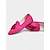 economico Ballerine da donna-mocassini con nappine rosa a punta da donna – eleganti ballerine slip-on per outfit casual e da ufficio