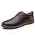 economico Semi-formale-scarpe casual da uomo in similpelle oxford blu navy con design allacciato, comode ed eleganti per l&#039;uso quotidiano