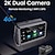 ieftine DVR Auto-camere dashcam camera video recorder cu lentile duble camera de bord fata si spate pentru masini interfon la distanta si redare la distanta