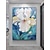 economico Quadri astratti-dipinto a mano grande dipinto astratto di fiori su tela dipinto texture blu dipinto floreale rosa navy arte da parete per la stanza arredamento per la casa per soggiorno senza cornice