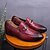abordables Semi-formel-mocassins en similicuir à motif crocodile rouge pour hommes – chaussures à enfiler de luxe avec boucle en métal élégante pour une tenue formelle et professionnelle
