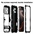 economico Cover per iPhone-telefono Custodia Per iPhone 16 15 14 Pro Max Plus Copertura Posteriore con Supporto Resistente agli urti Retrò Metallo Silicone
